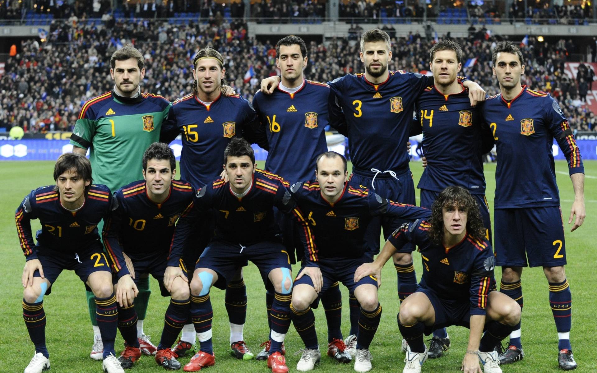 Spain Football Team Squad Wallpaper HD