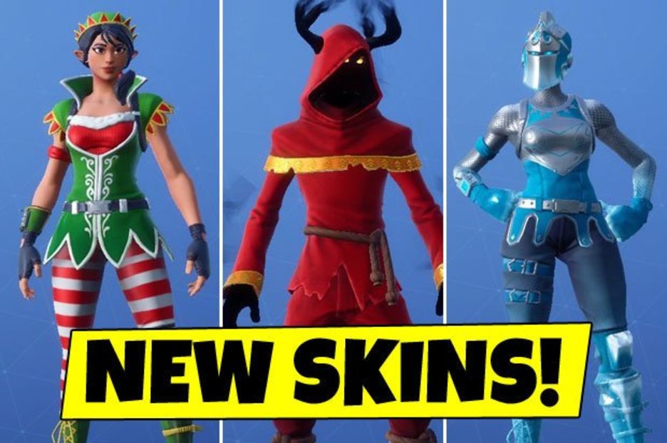 Fortnite Update Leaked Skins Tinseltoes Frozen Red Knight