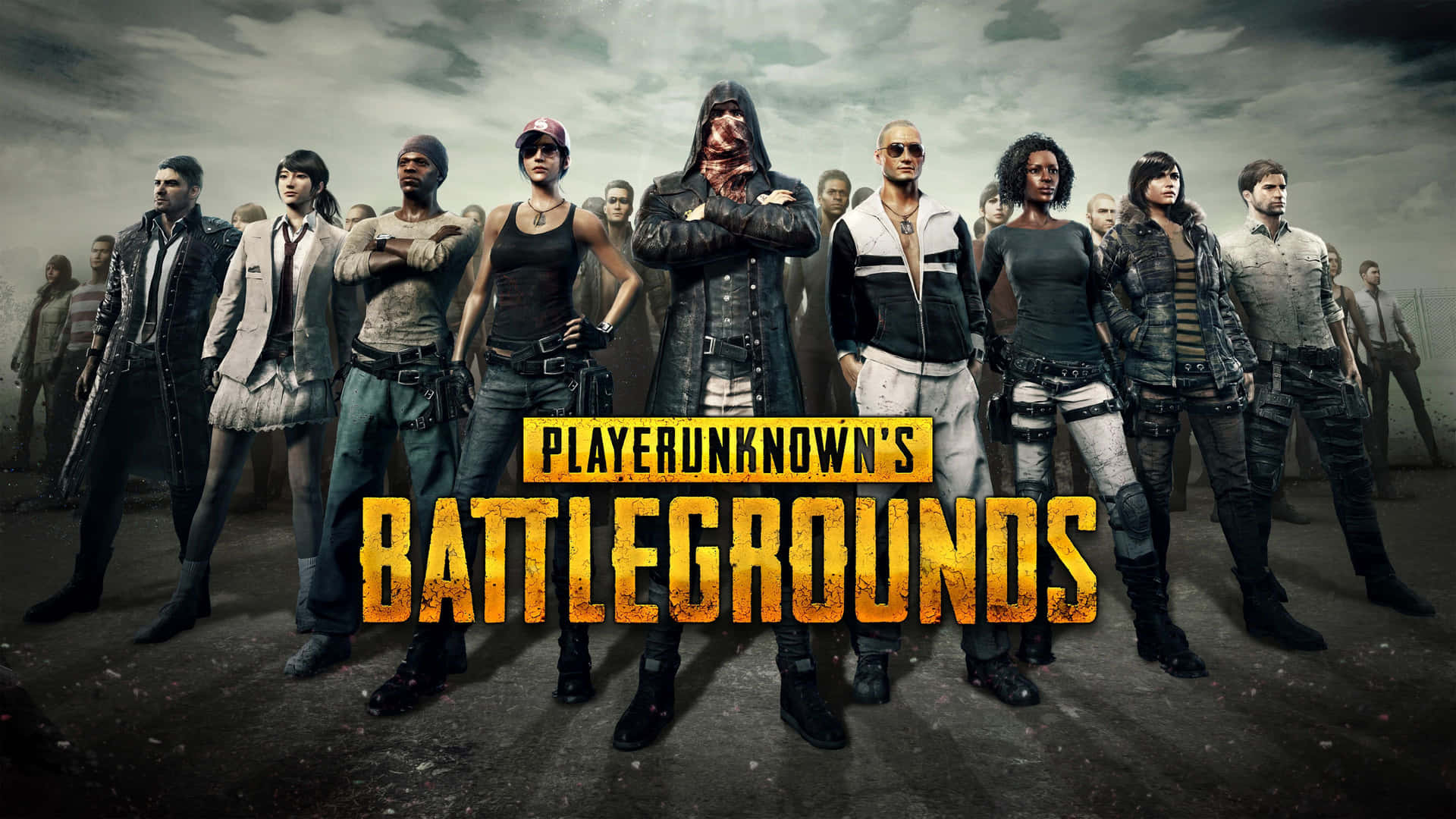 Pubg Logo Background Wallpaper