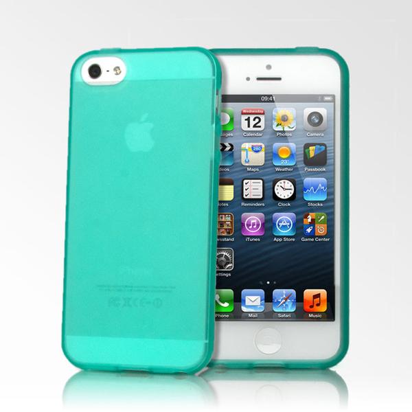 Cute Semi Transparent Clarity Flex Series iPhone Cases Mint Green