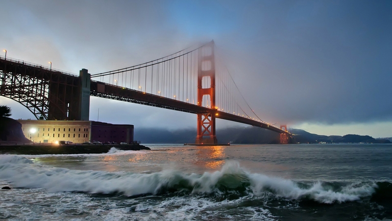 San Francisco Wallpaper Bridges Desktop
