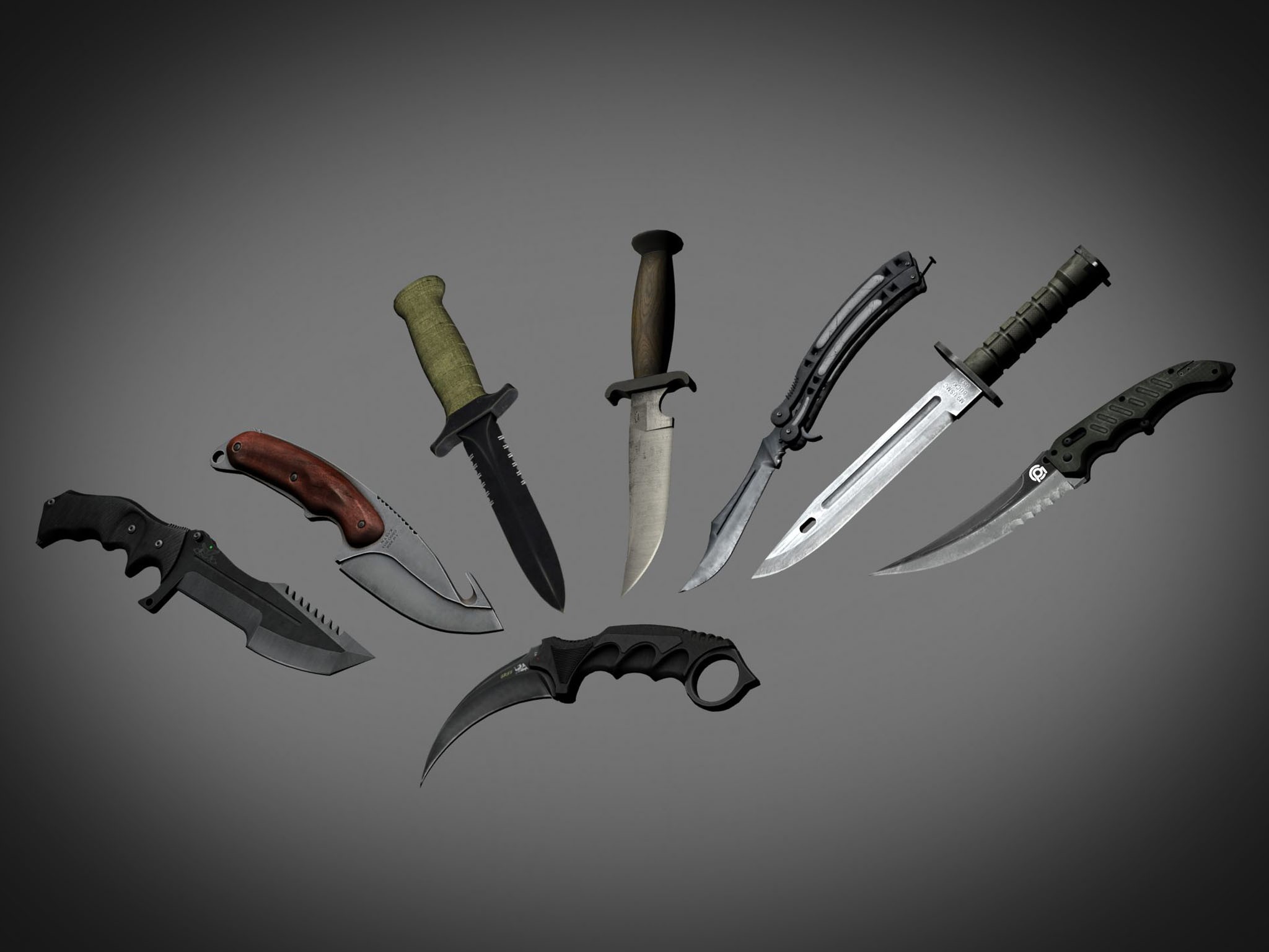 Cs Go Knife Pack Counter Strike Skins Weapon Packs