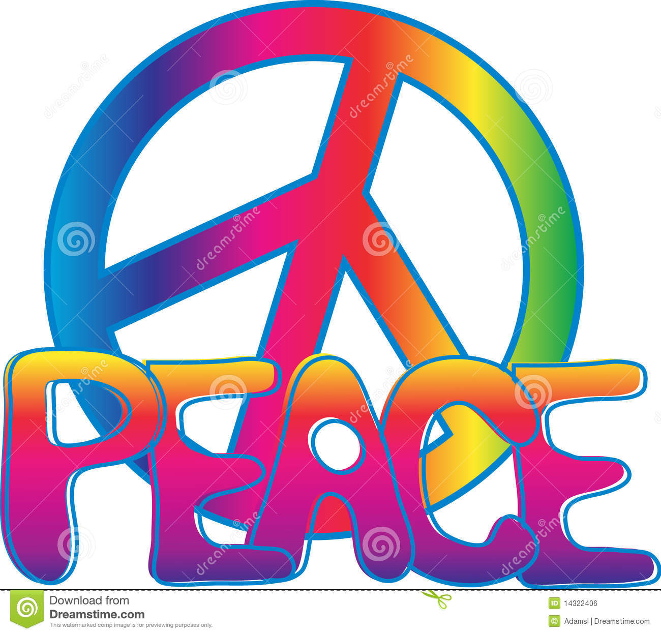 Peace Text Sign Jpg