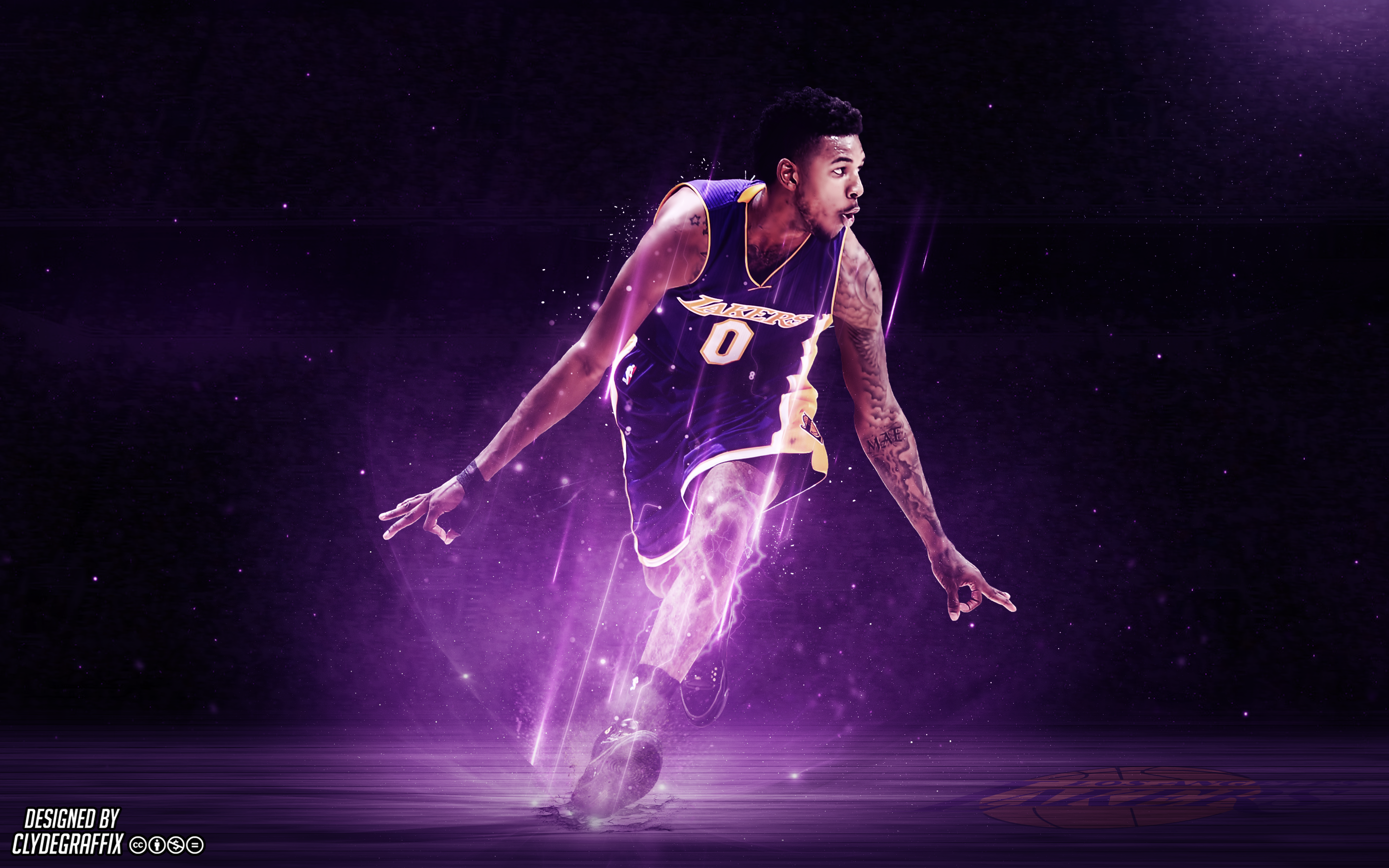 Made A Nick Young Wallpaper I Thought Some Of You Might Like Lakers