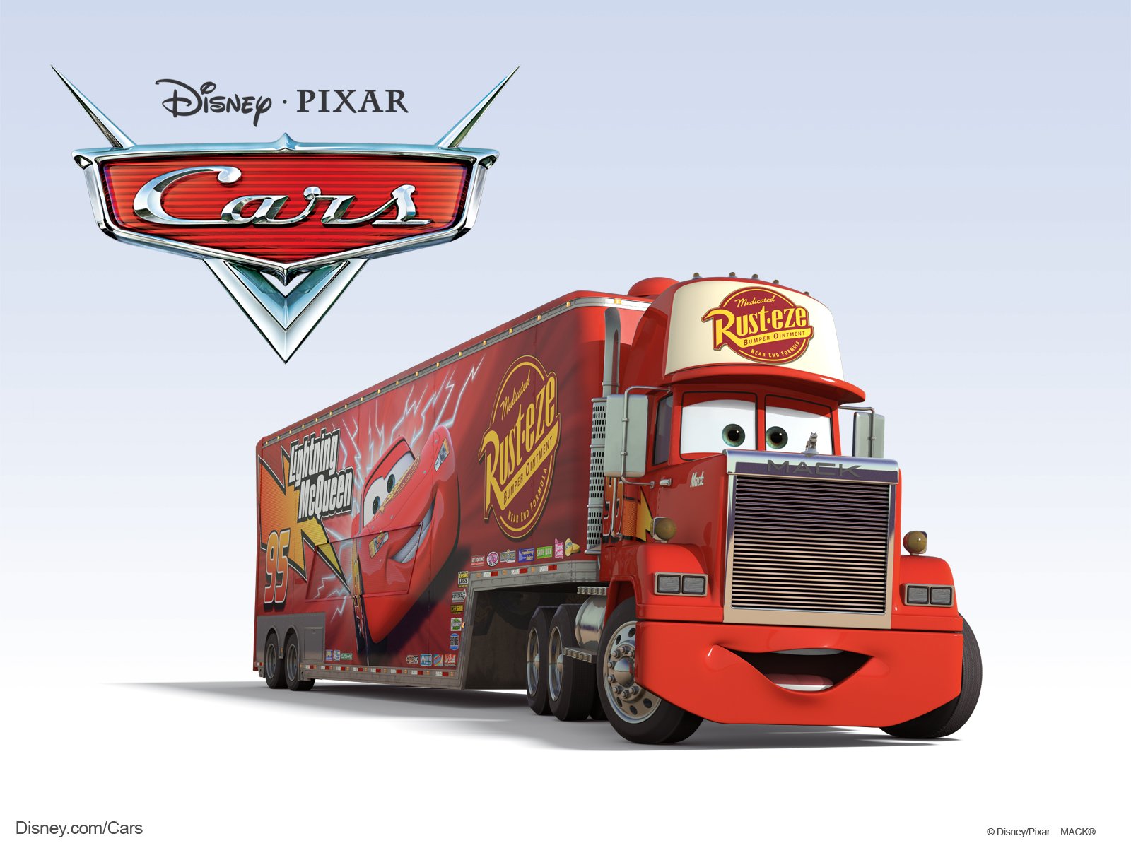 Mack the Truck from Disney Pixar Movie Cars wallpaper   Click picture