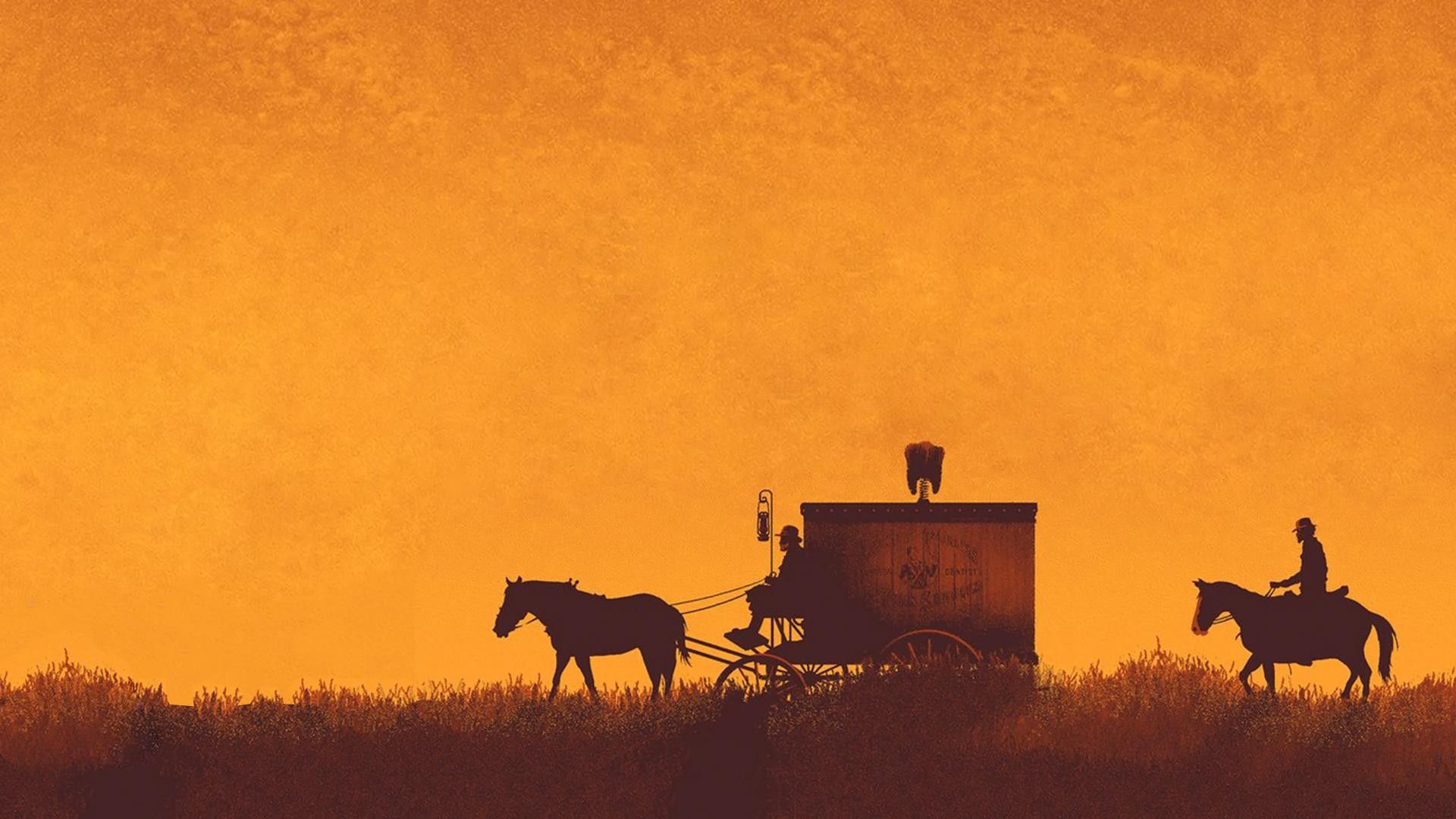 Western Cowboy Scene Desktop Wallpaper Top