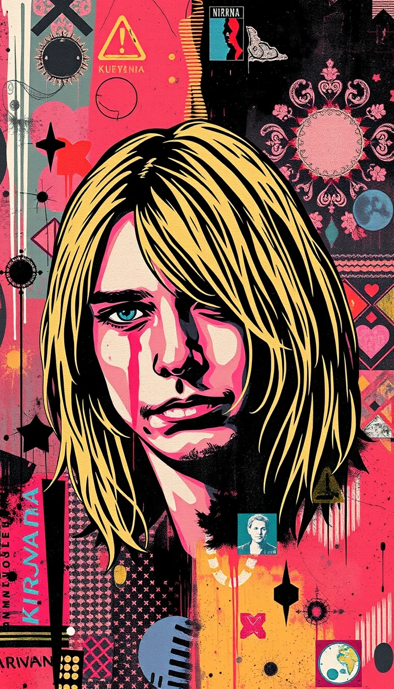 Kurt Cobain Phone Wallpaper