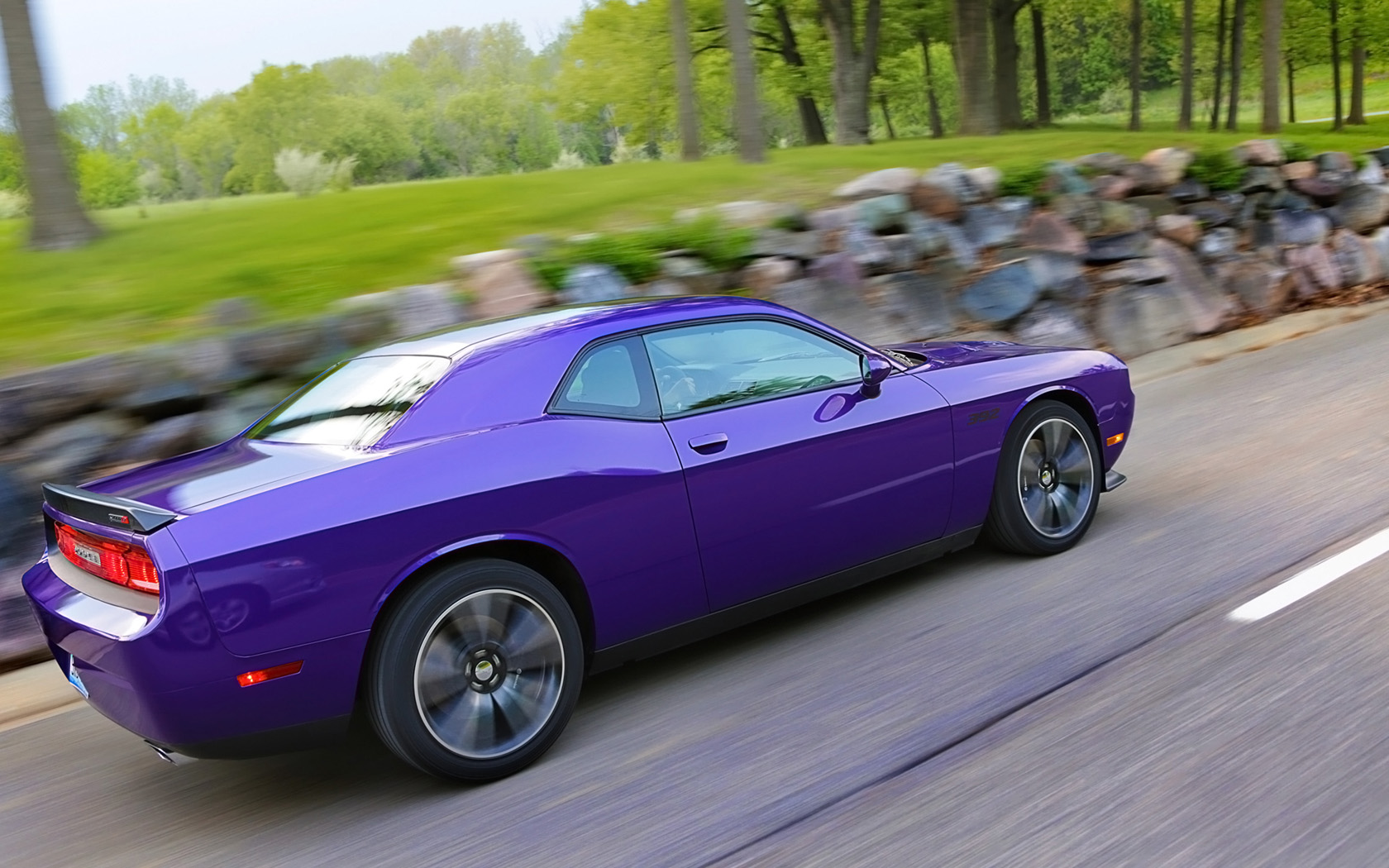 Purple Dodge Challenger Srt Wallpaper Car Interior Design