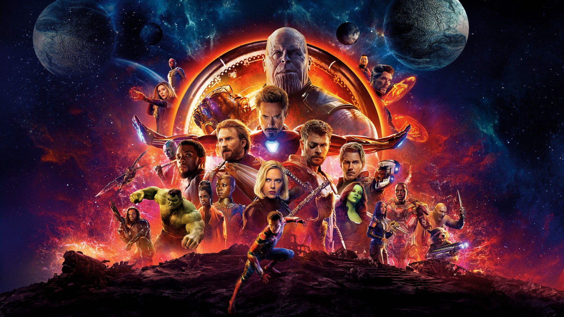 Avengers Infinity War Full Casts Poster Wallpaper Stream