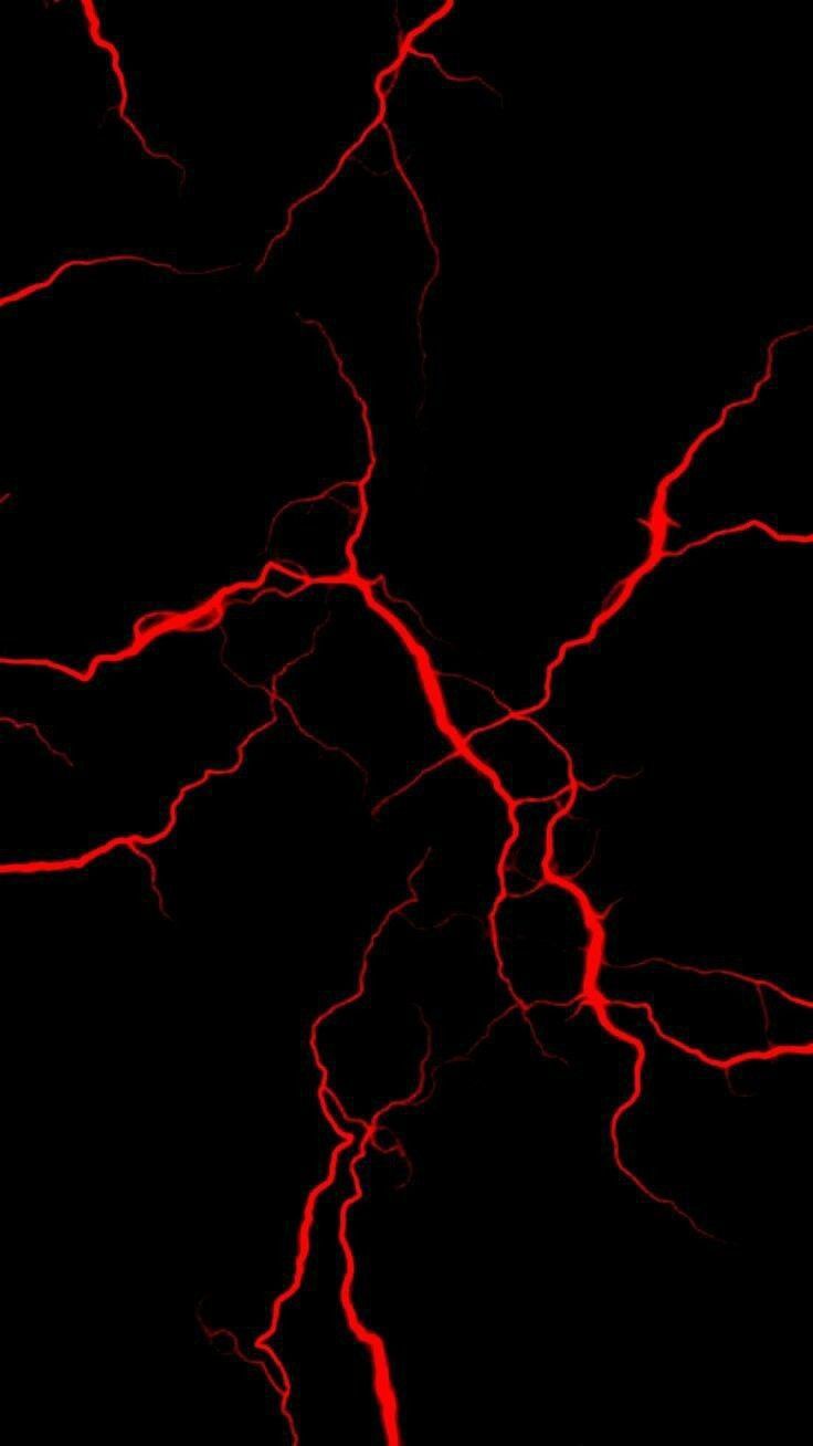 Devil Lightning Red Black In S8 Wallpaper