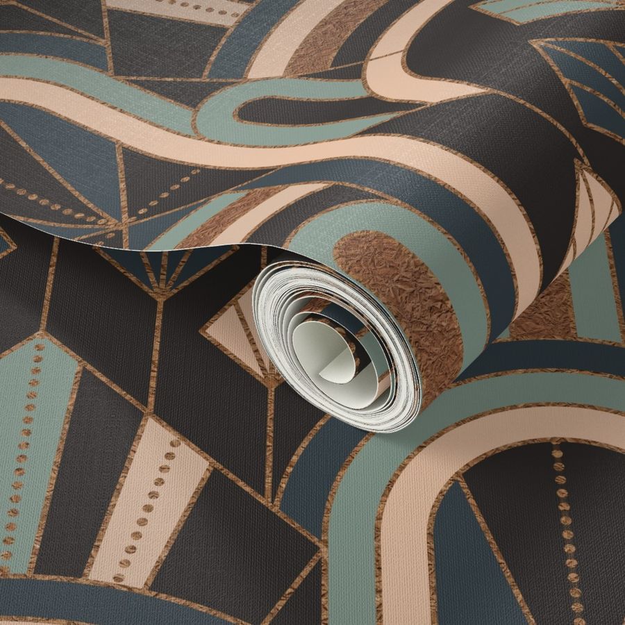 Art Nouveau Theme Wallpaper
