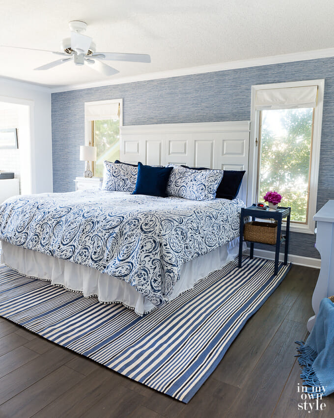 Bedroom Makeover Update Wallpapered Accent Wall In My Own Style