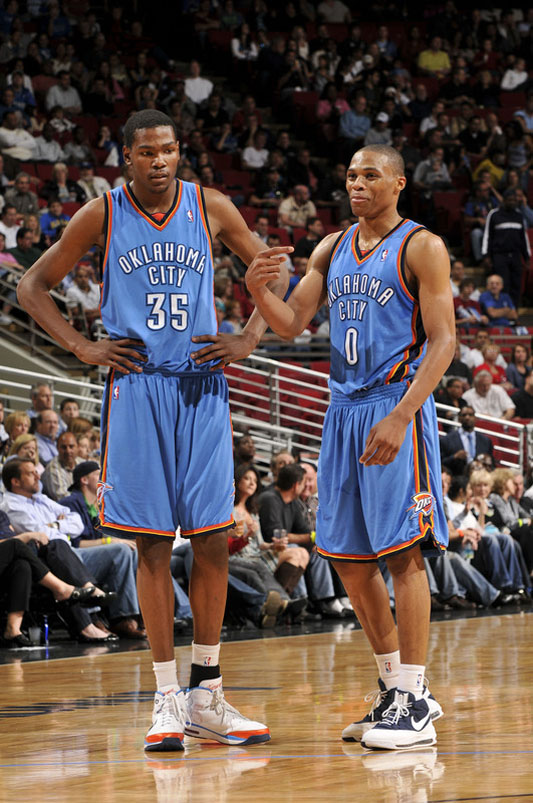 Russell Westbrook And Kevin Durant Wallpaper Has E Off