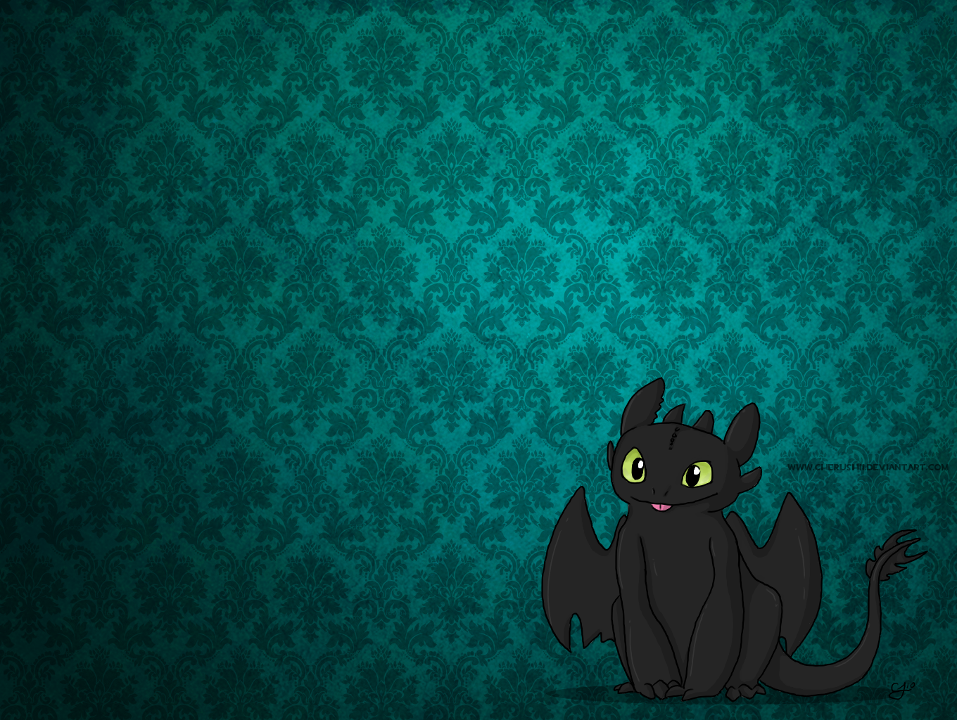 Dragons Wallpaper Black Deviantart Toothless