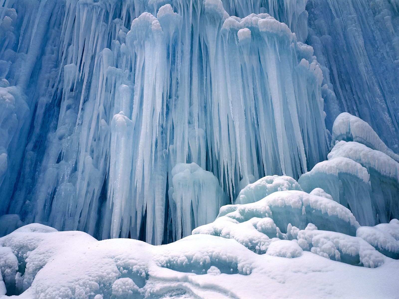 Frozen Waterfall Wallpaper Space Elephant