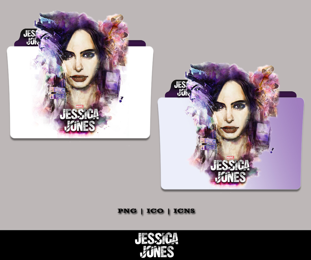 Jessica Jones Folder Icon By Bl4cksl4yer