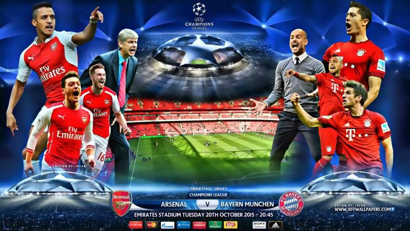Name Arsenal vs FC Bayern Munchen 2015 Champions League HD Wallpapers 800x450