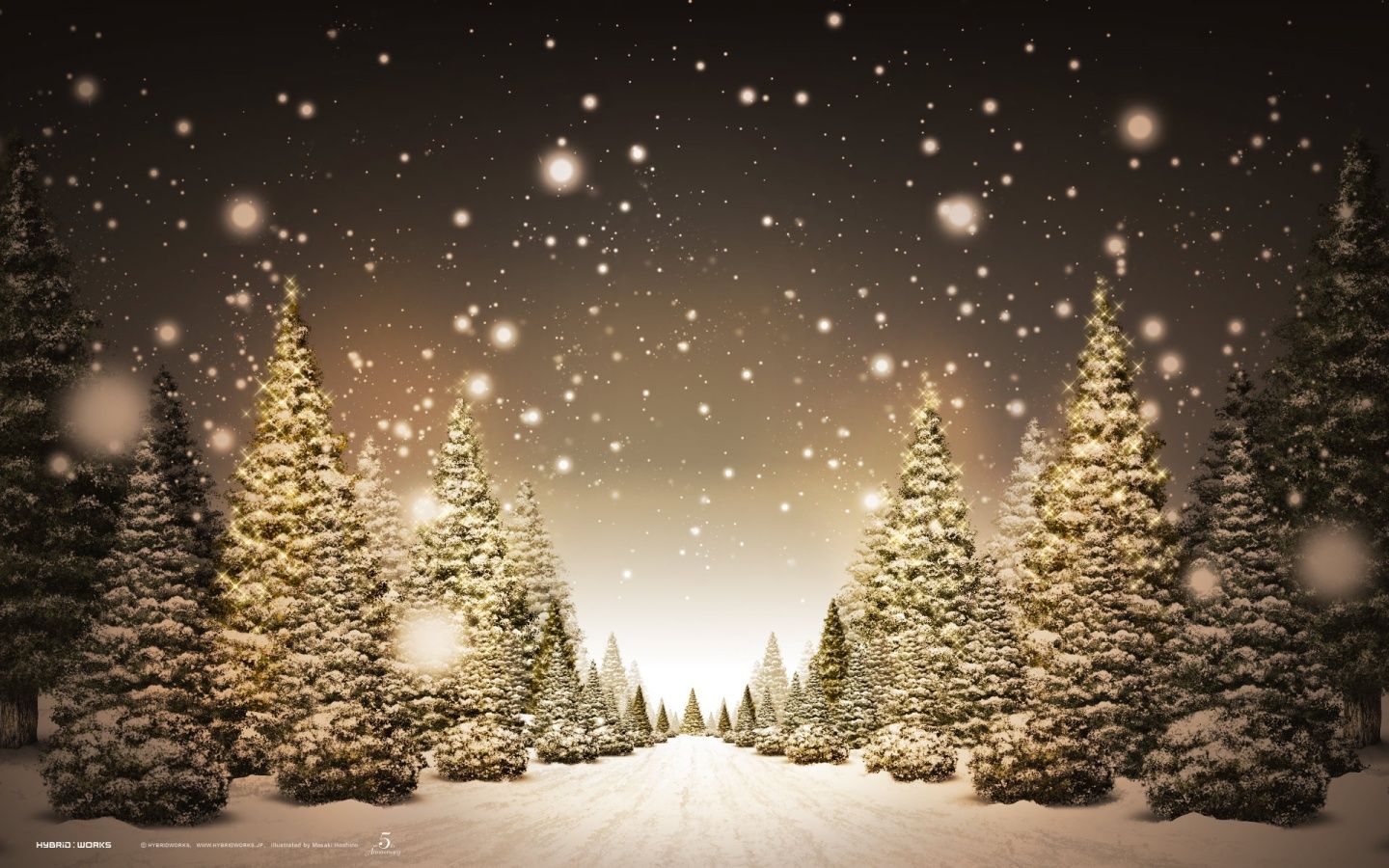 Digital Art Christmas Tree Picture Nr
