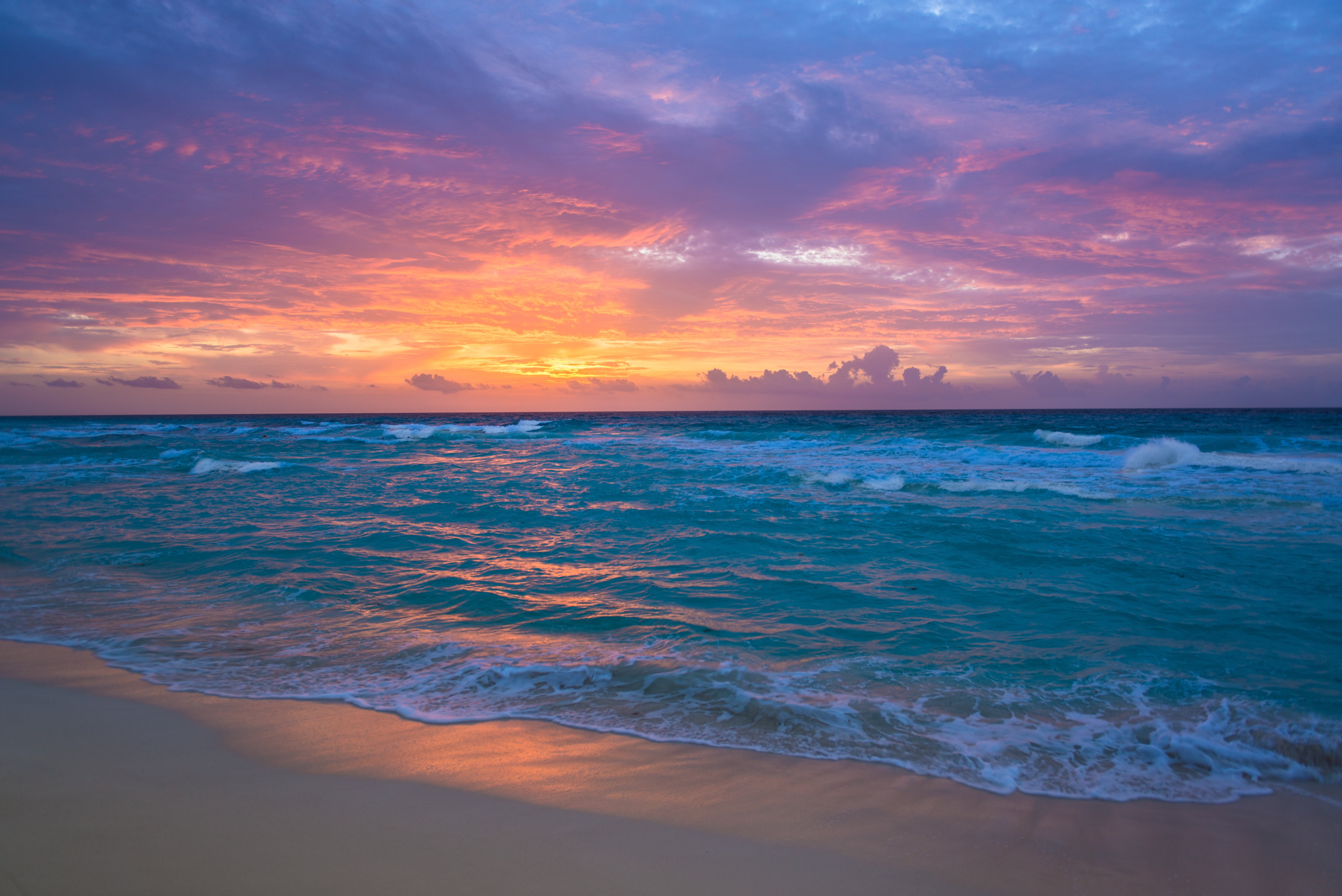 Free download Sea surf sunrise waves sand ocean beach wallpaper 5969x3985  336100 [5969x3985] for your Desktop, Mobile & Tablet | Explore 48+ Beach  Sunrise Desktop Wallpaper | Sunrise Background Images, Sunrise Beach  Wallpaper, Sunrise Wallpaper