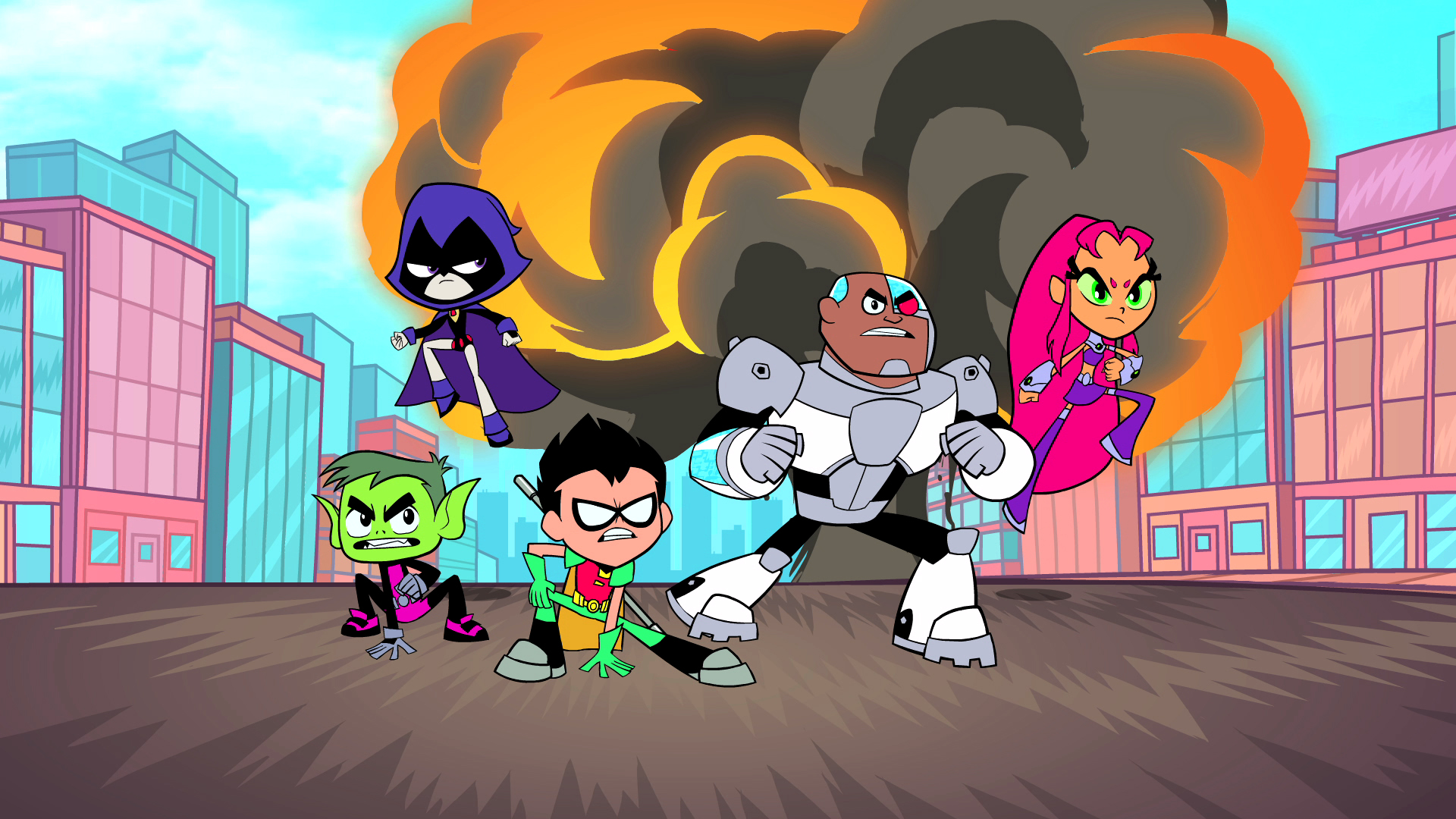 Titans Reimagined For Cartoon Work This Spring In Teen Go
