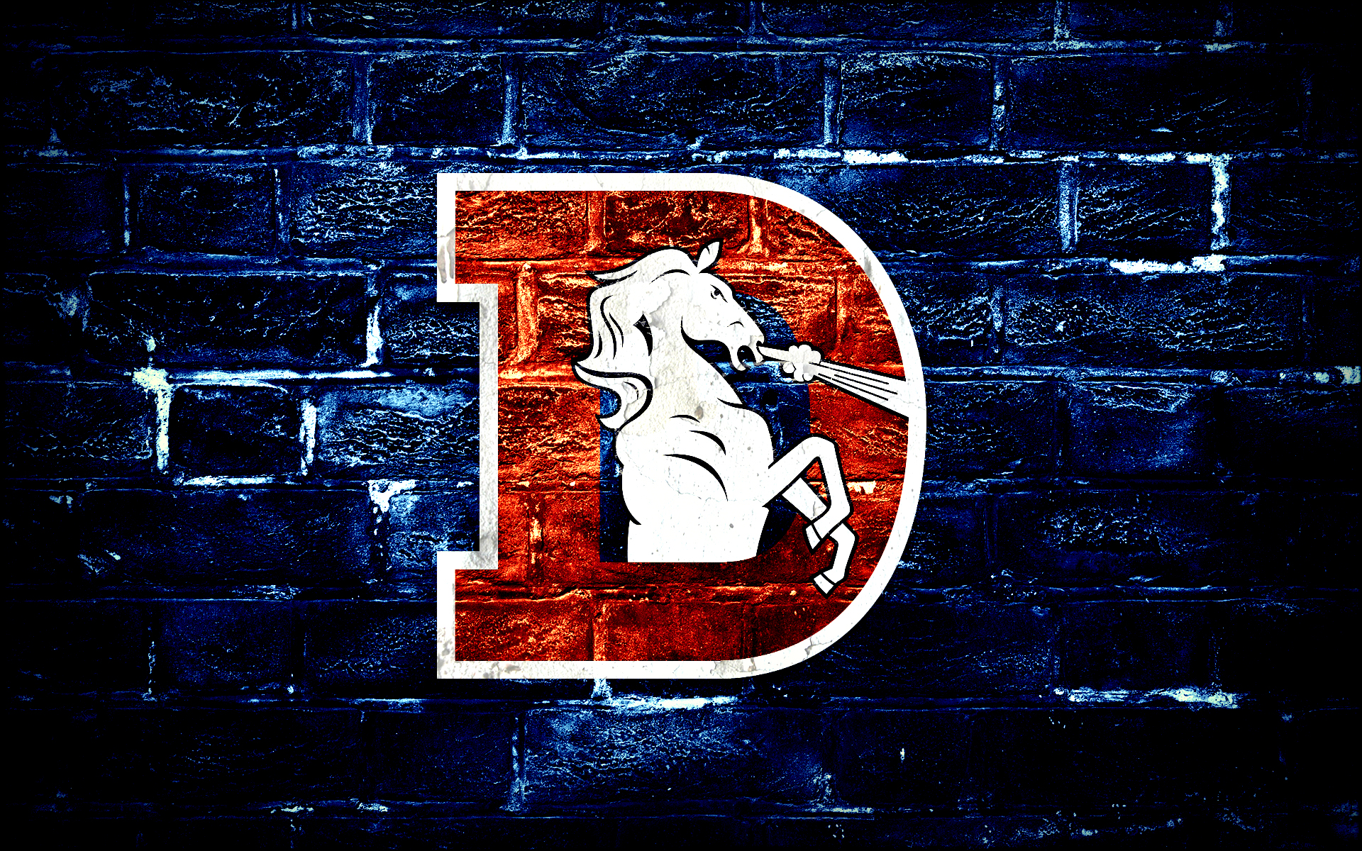 Denver Broncos D Logo Wallpaper By Denversportswalls Fan Art