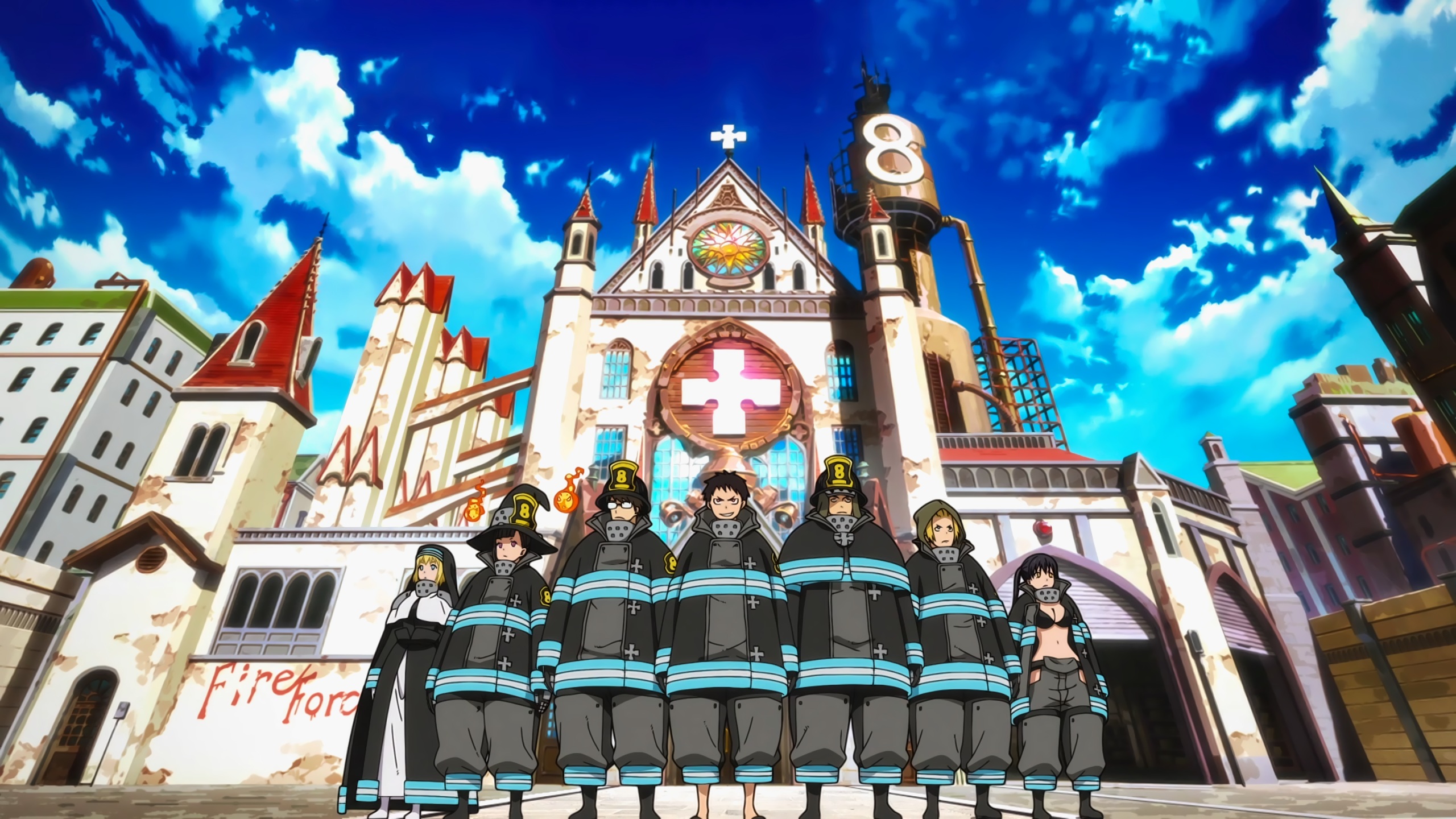 Anime Fire Force HD Wallpaper By Sanoboss