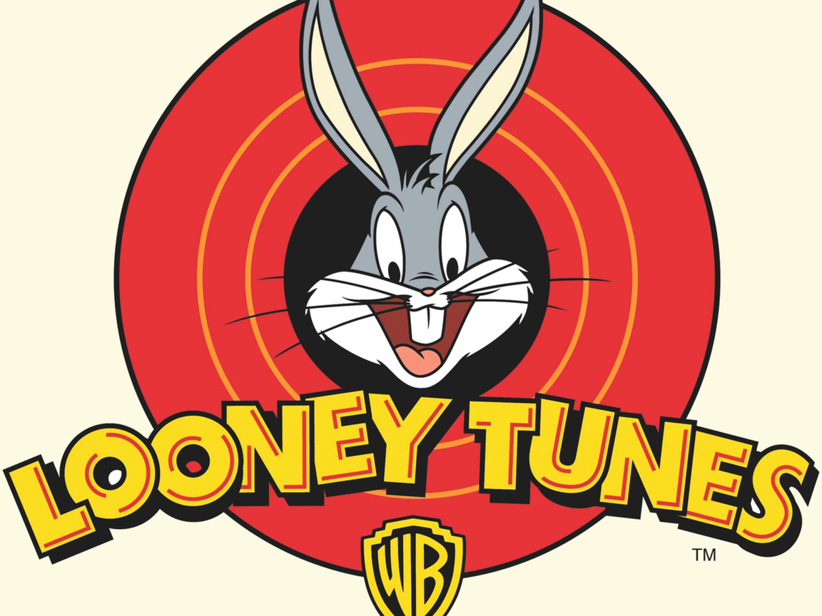 Wallpaper Tecknad Looney Tunes Logotyp For Desktop