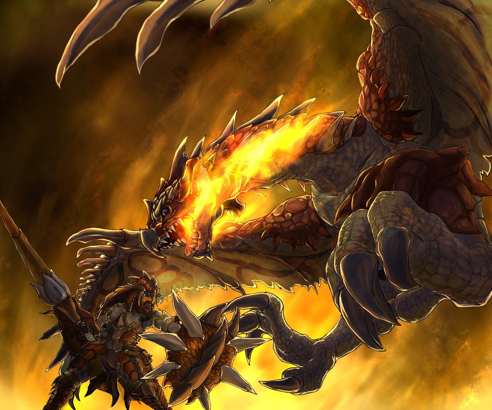 Fantasy Dragon Wallpaper Background