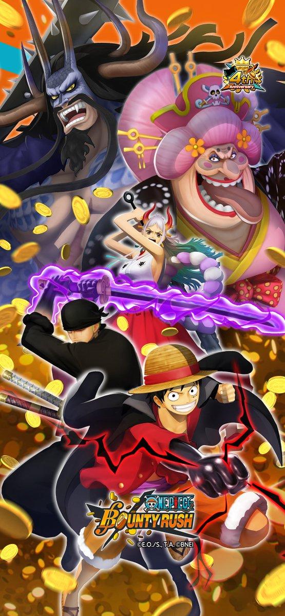 One Piece Bounty Rush On X 4th Anniversary Key Visual Pre