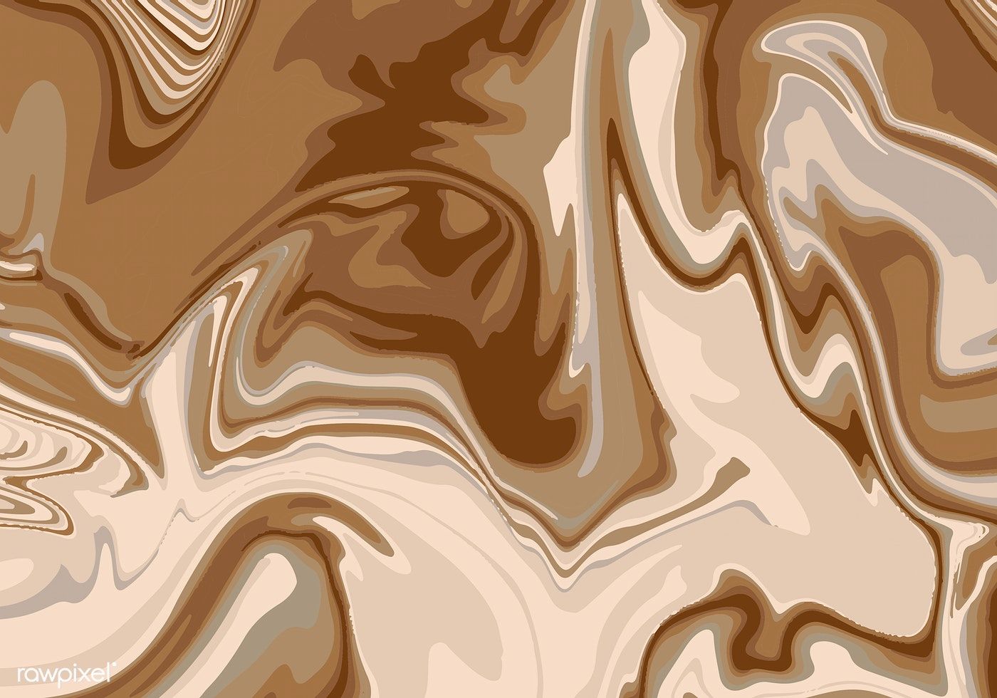 Download free vector of Marble abstract brown paint texture
