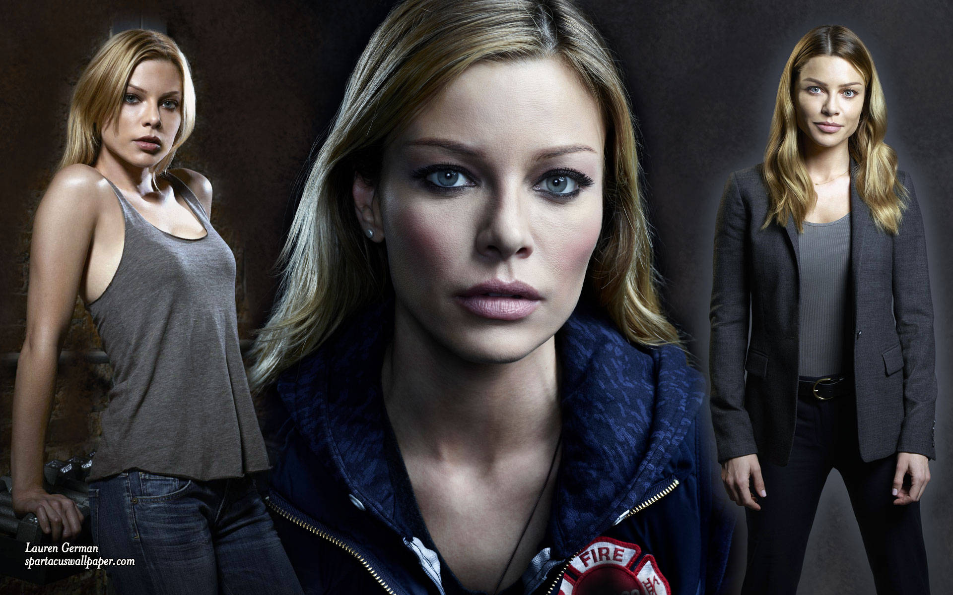 A Portrait Of Actress Lauren German Wallpaper