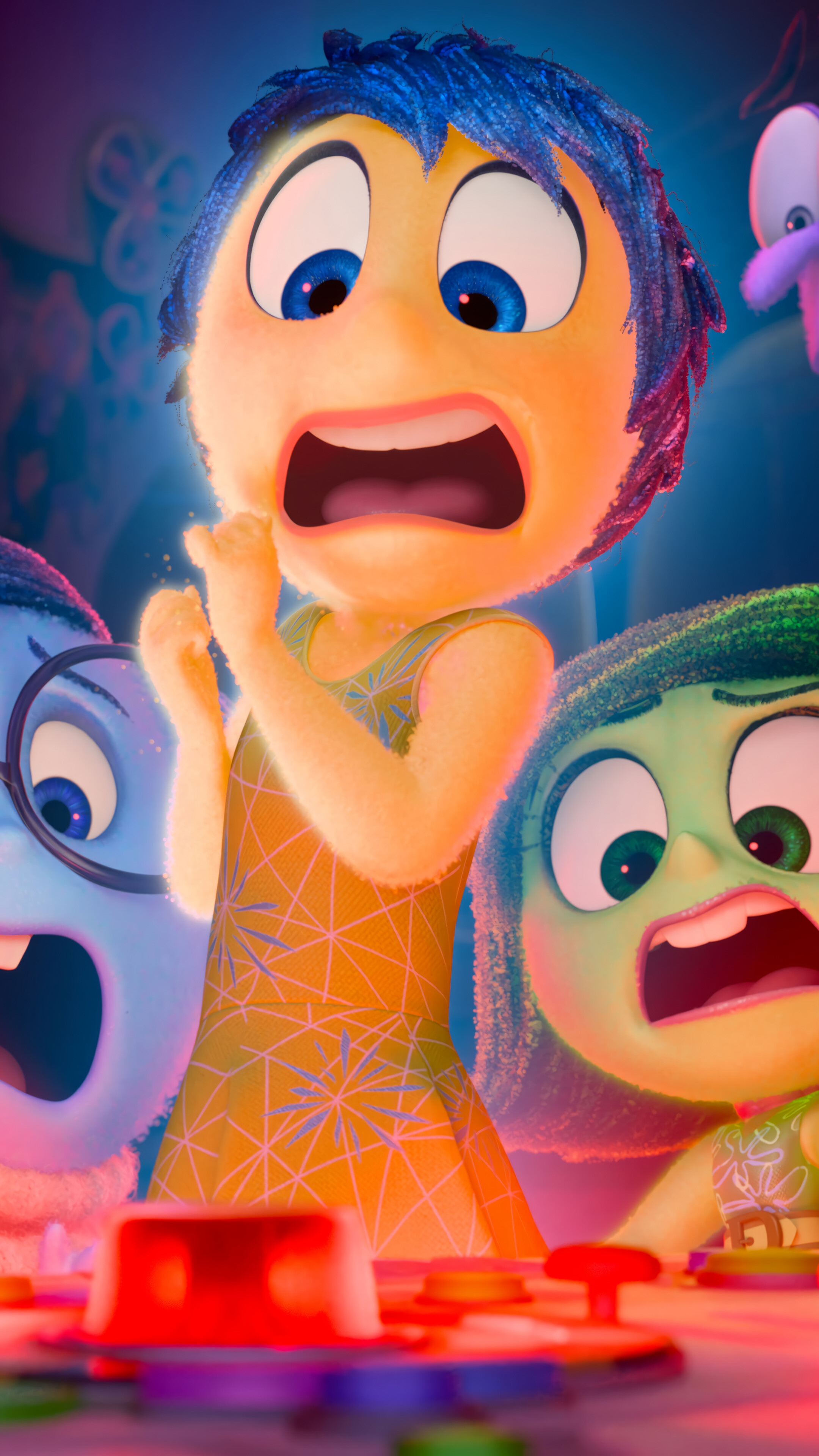 Inside Out Joy Sadness 4k Wallpaper