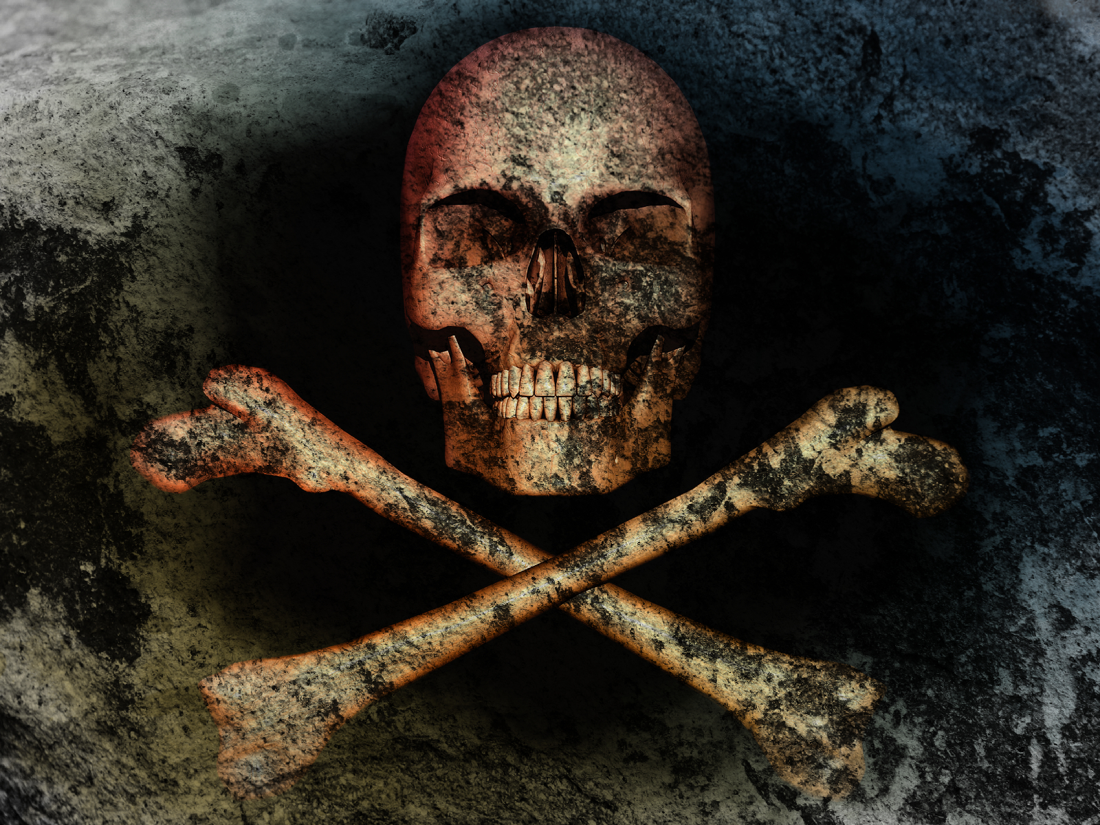 Skull Bones Death Wallpaper