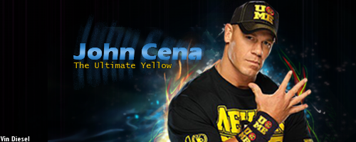 John Cena Ultimate Yellow By Xrew7