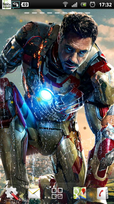 Download Iron Man 3 Live Wallpaper 1 free for your Android phone