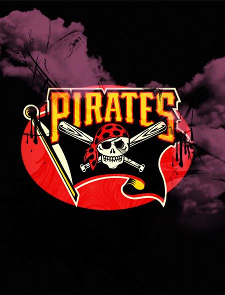 Pirates Logo   Dark Clouds Wallpaper for BlackBerry Playbook