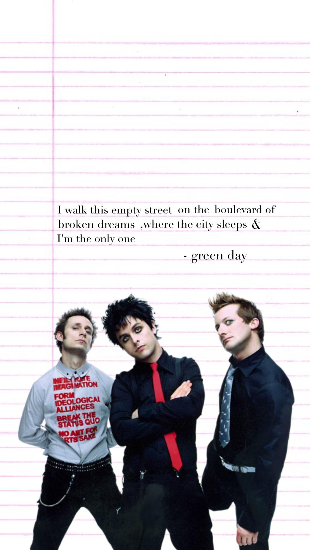 Ask Me For A Lockscreen Green Day Anonymous Request