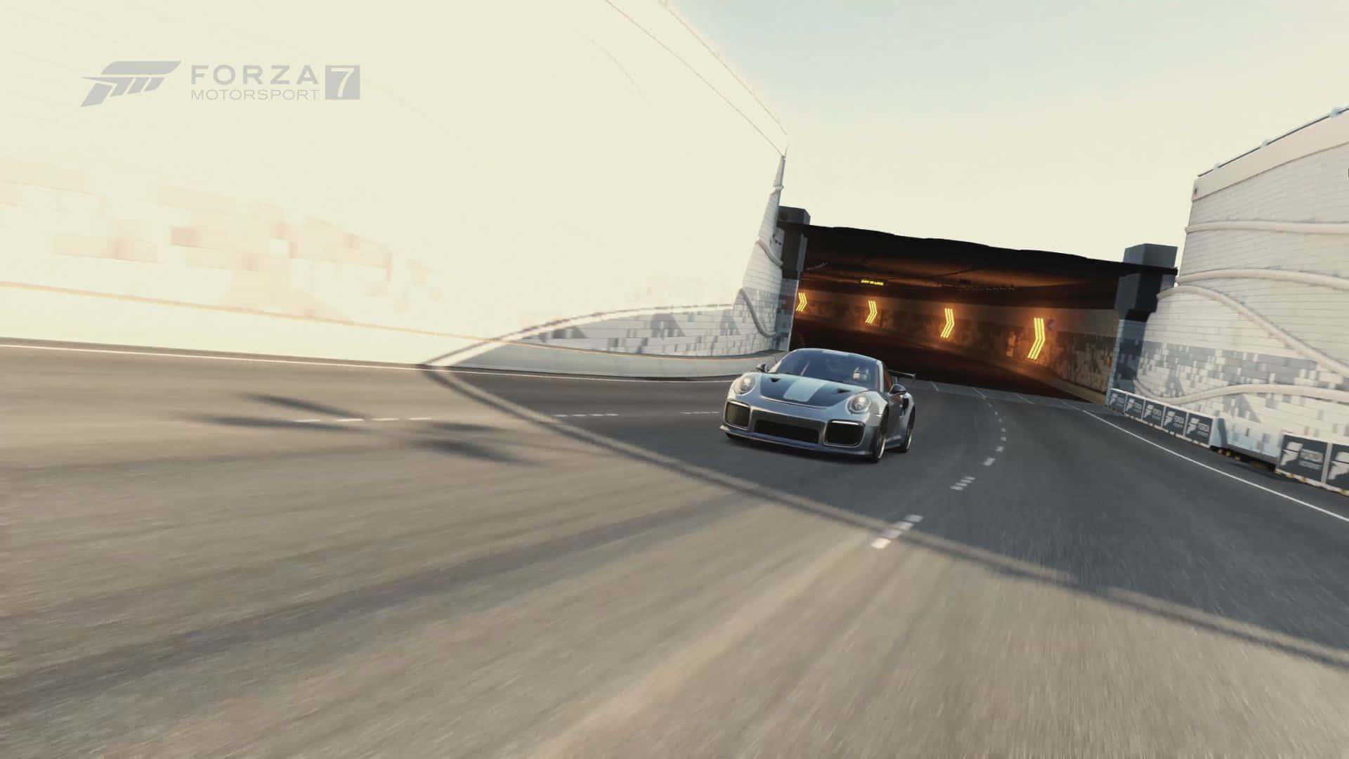 HD Forza Motorsport Background Outside The Tunnel Wallpaper