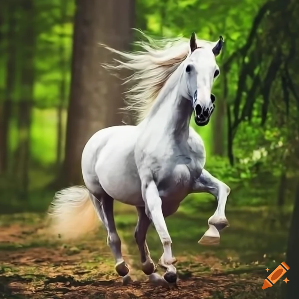 White Horse Wallpaper HD