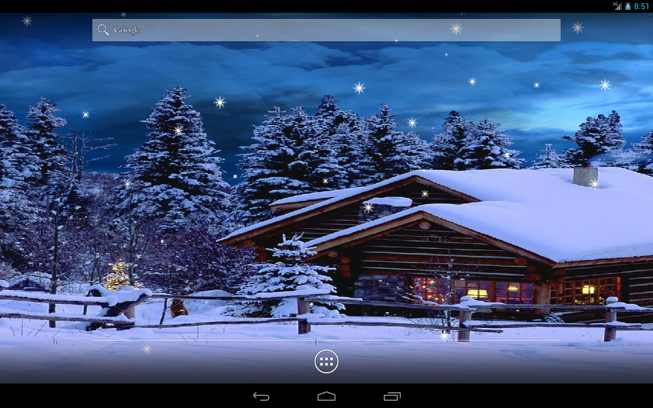 Snow Live Wallpaper Is A Beautiful Falling Snowflakes