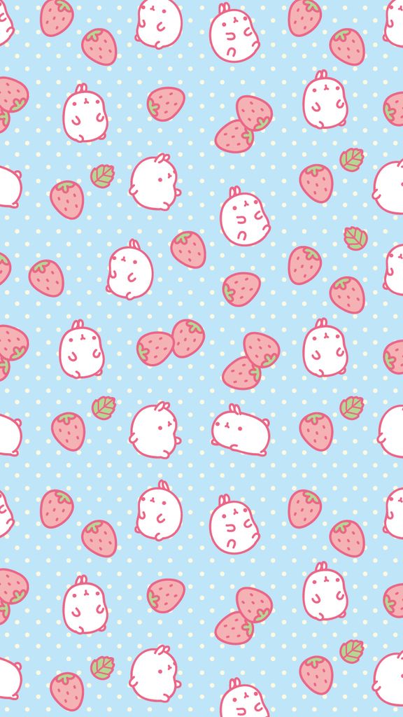 Cute Hamster And Strawberry Wallpaper We Heart It