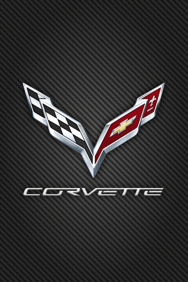 Corvette Logo iPhone Wallpaper