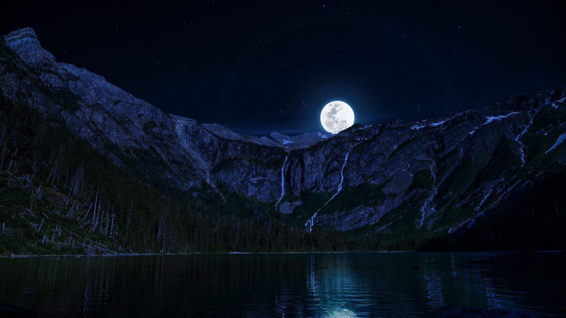 Mountain Wallpaper Night HD