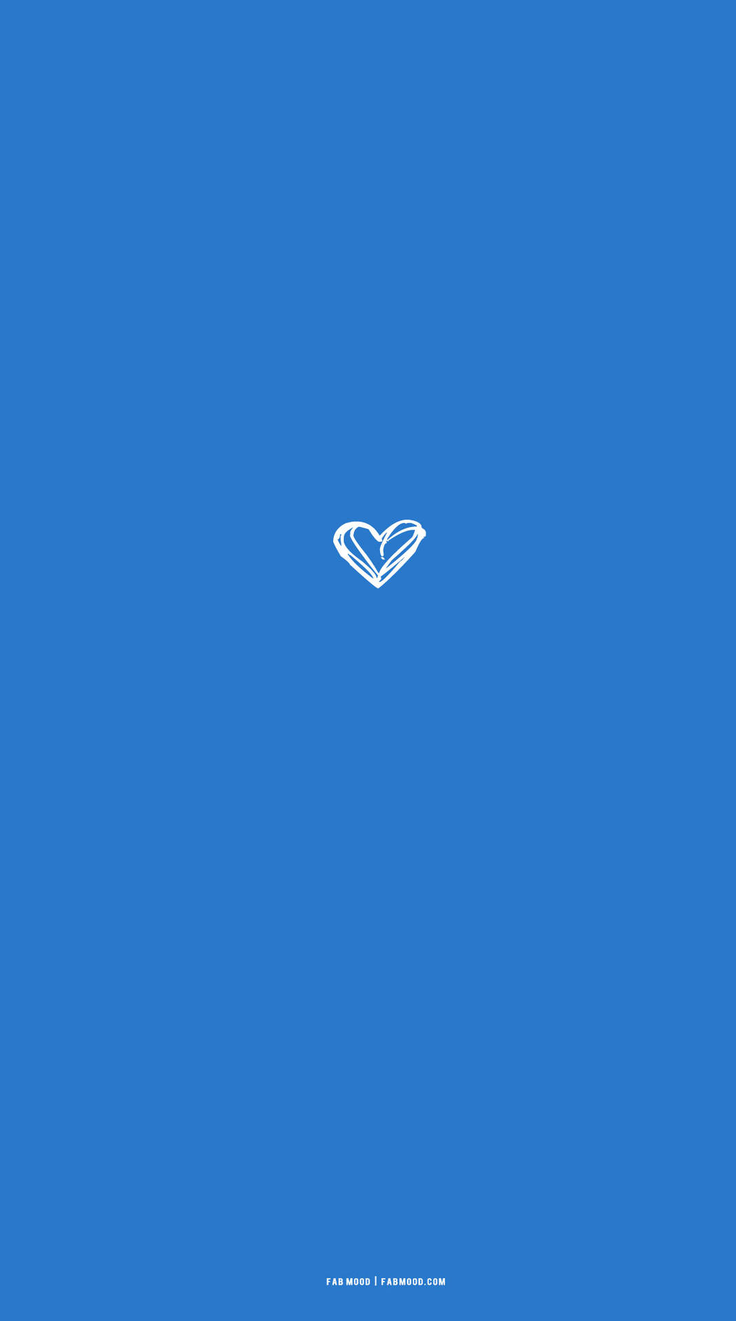 Blue Heart Background Wallpaper