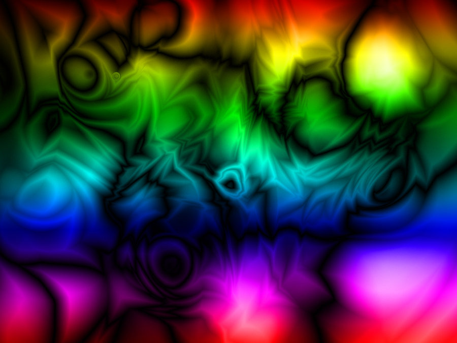 Abstract Rainbow Wallpaper By Mephonix