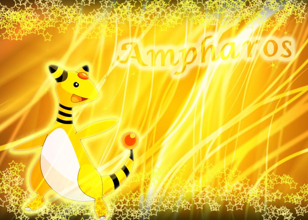Ampharos Background By Tinysweetbunny