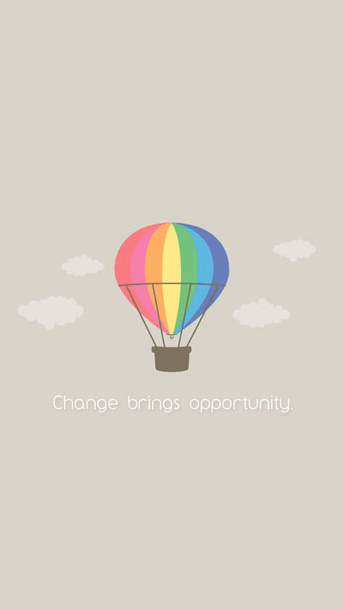 Group Of Change Brings Opportunity iPhone Wallpaper Mobile9 We