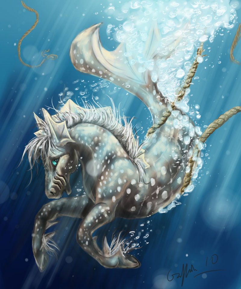 Mythological Creatures Hippocampus In Fantasy