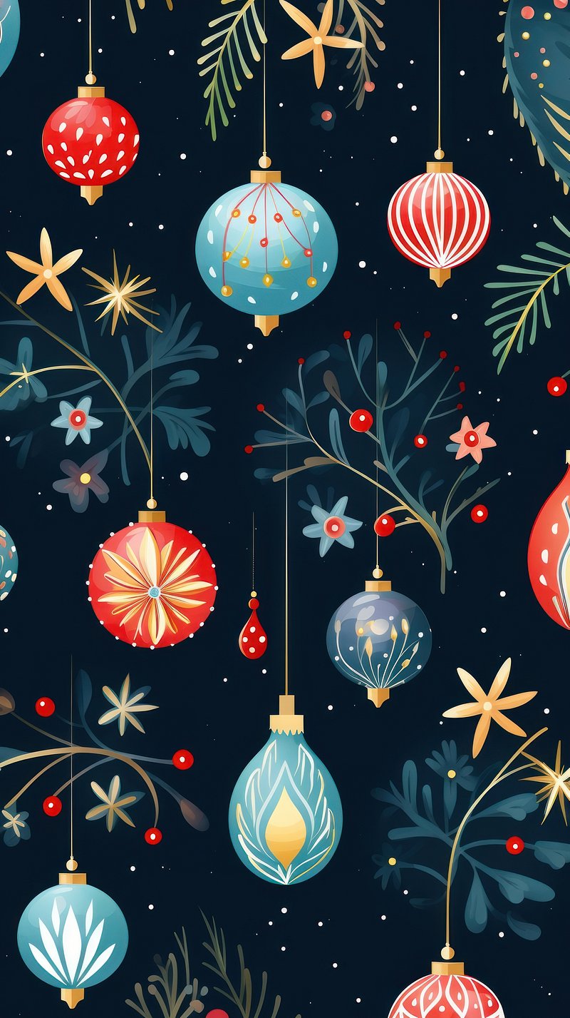 Christmas Ornament Wallpaper