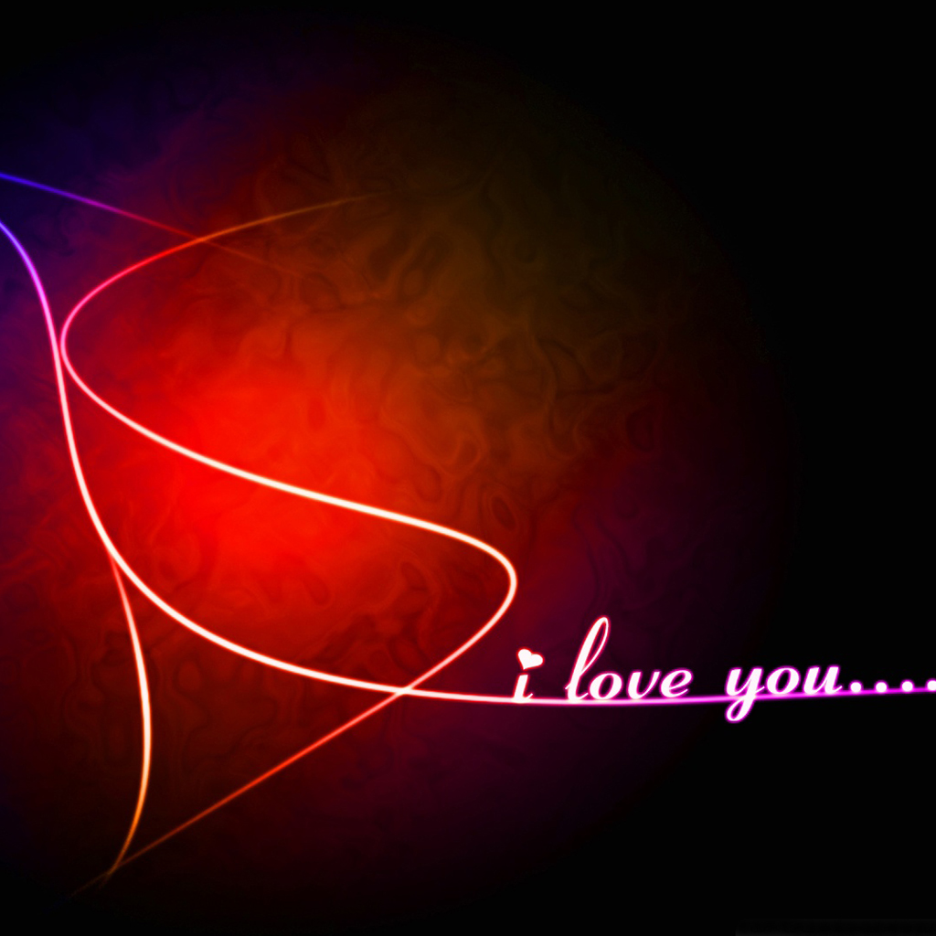 Love U Logo I You Ipad Wallpaper